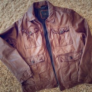 Cole Haan Leather Jacket - XL